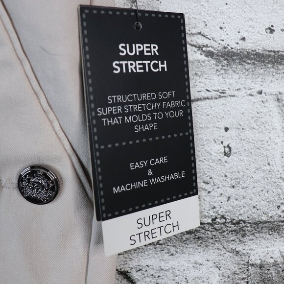 CounterParts Women's Size XL Dress Pants Colour Straw Super Stretch Straight Leg - Picture 9 of 16